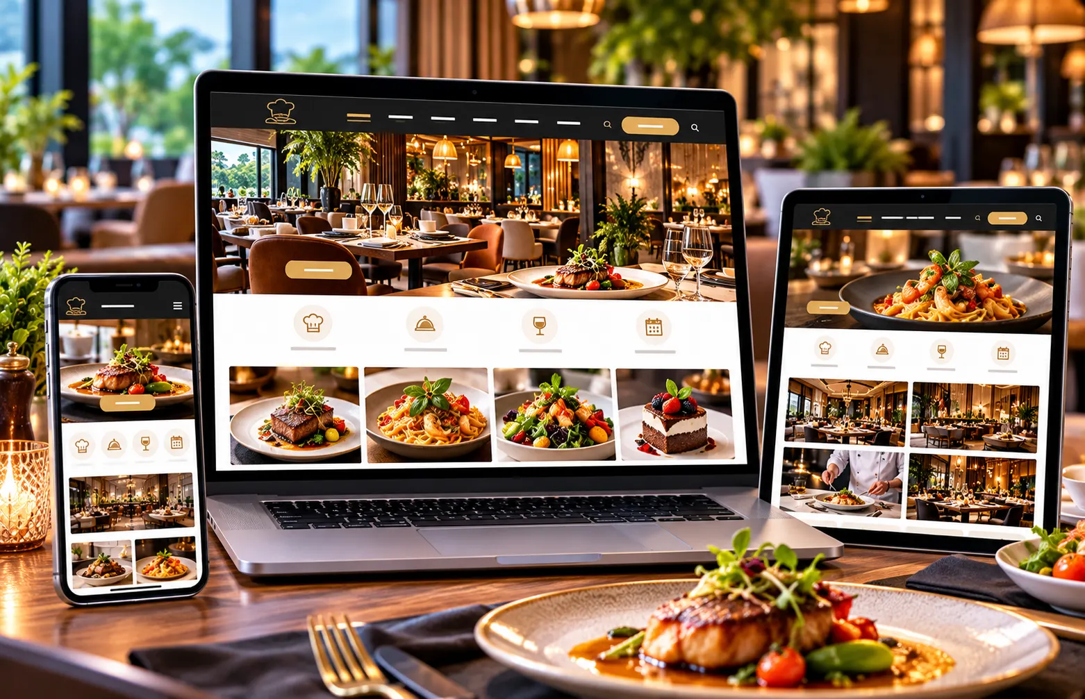 Thiết kế website nhà hàng