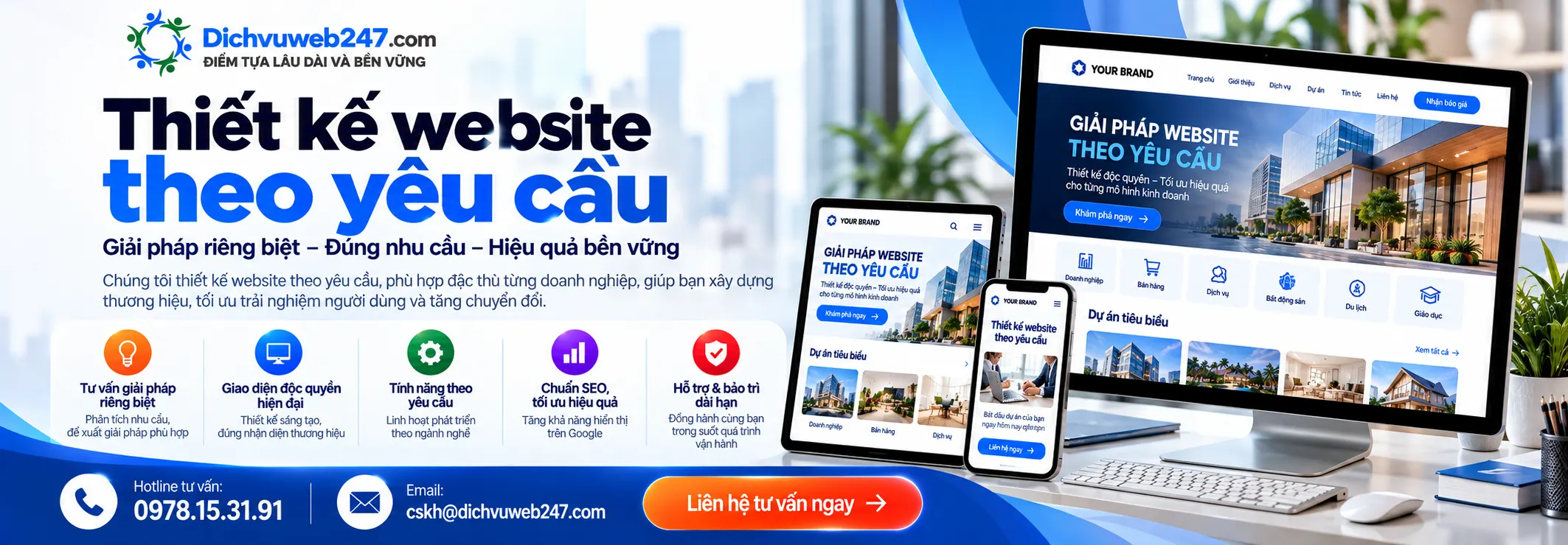 Thiết kế website theo yêu cầu