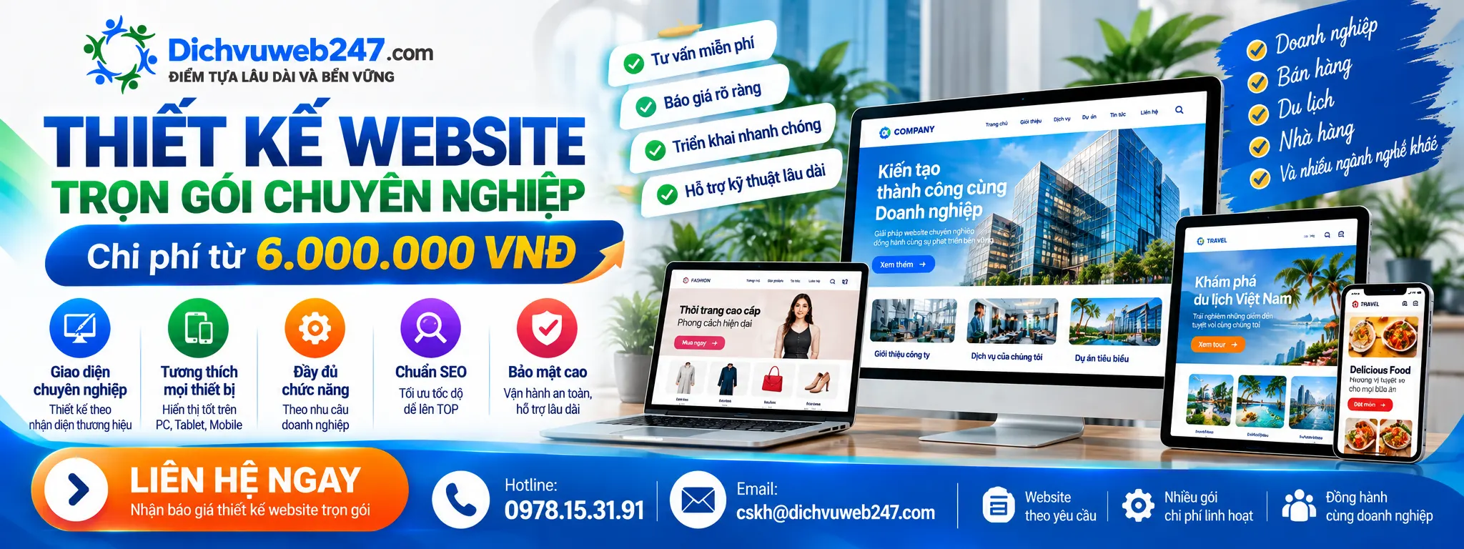 Thiết kế website trọn gói