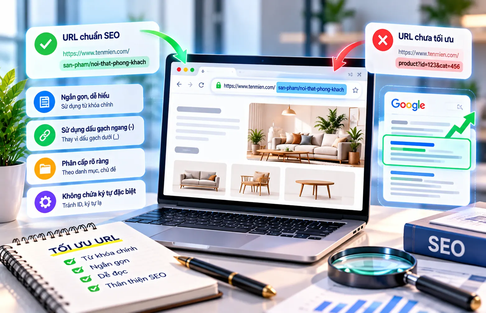 Tối ưu URL website chuẩn SEO – Hướng dẫn đặt đường dẫn hiệu quả