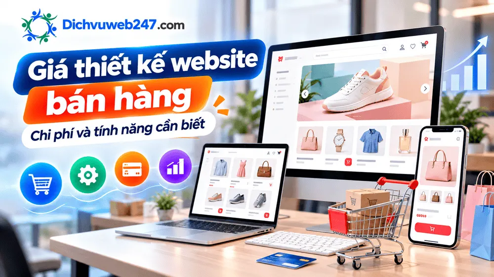Giá thiết kế website bán hàng – Chi phí và tính năng cần biết