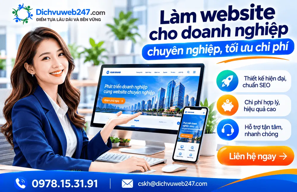 Làm website cho doanh nghiệp