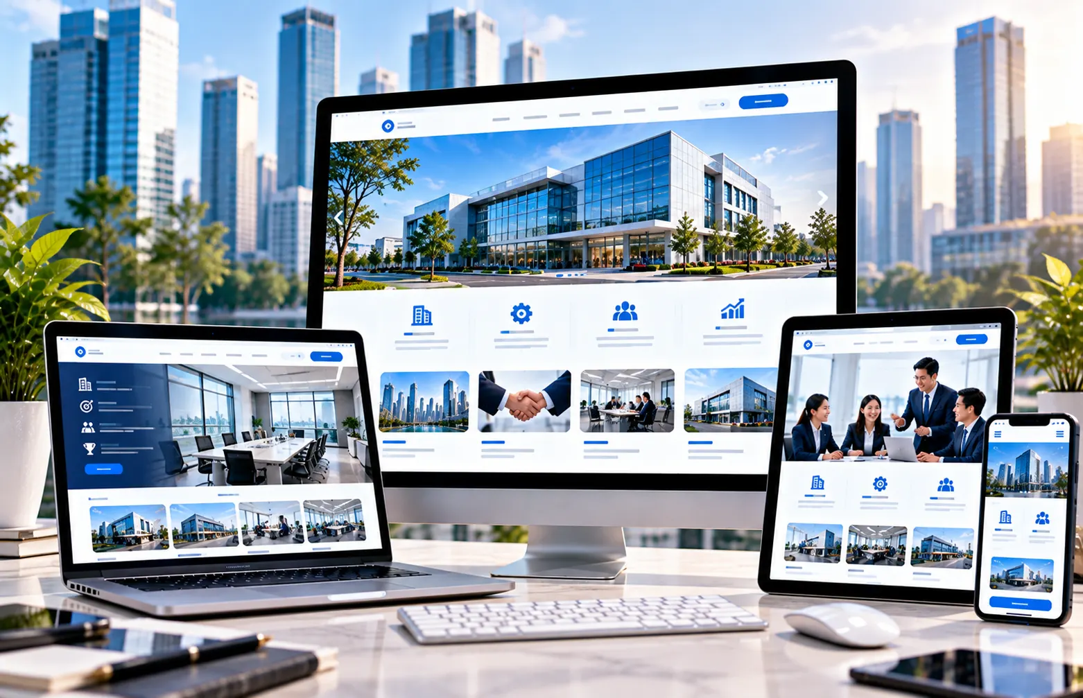 Mẫu website giới thiệu công ty
