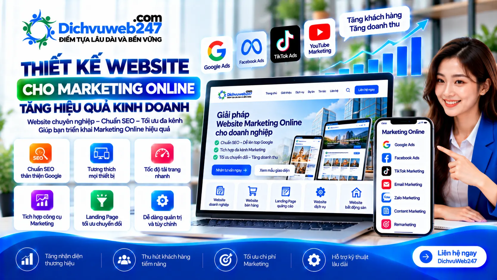 Thiết kế website cho marketing online chuyên nghiệp