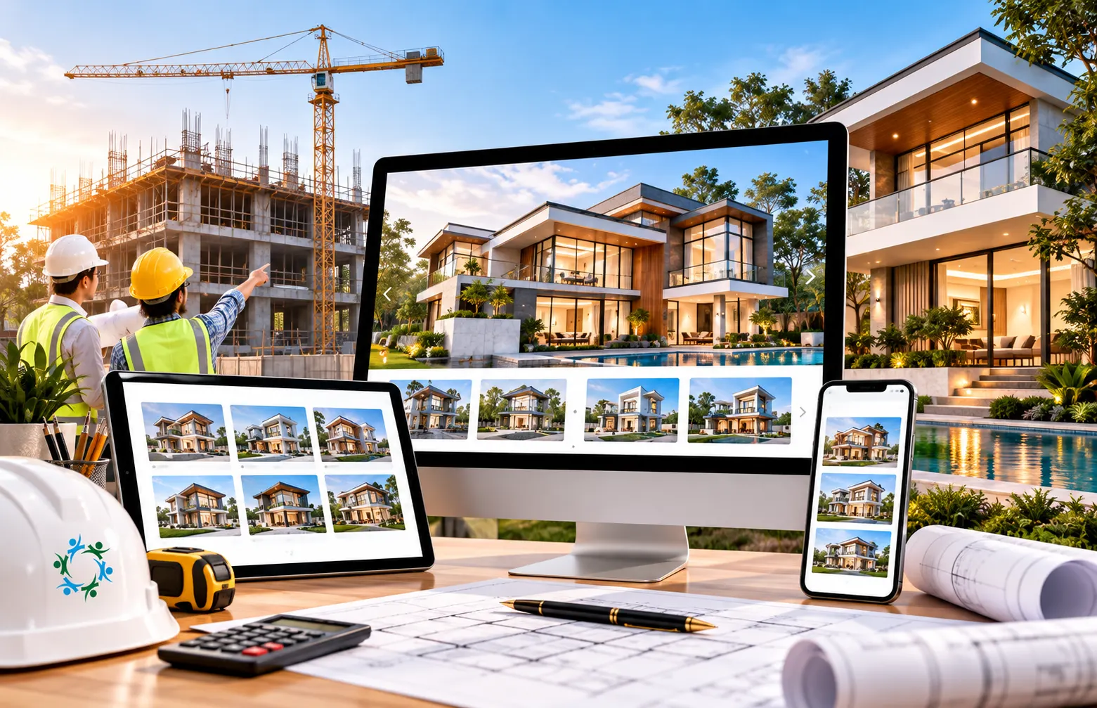 Thiết kế website công ty xây dựng