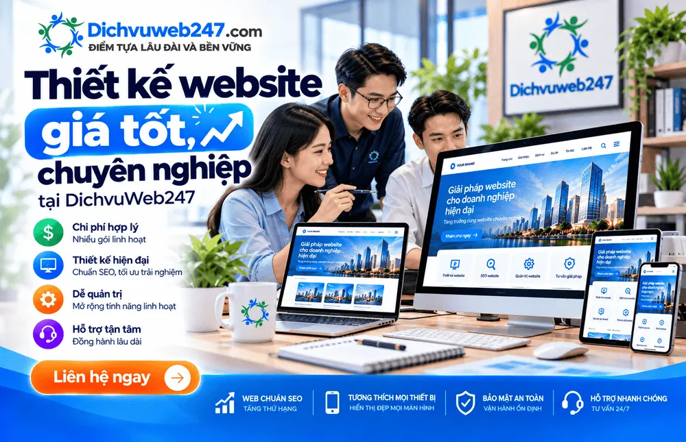 Thiết kế website giá tốt, chuyên nghiệp