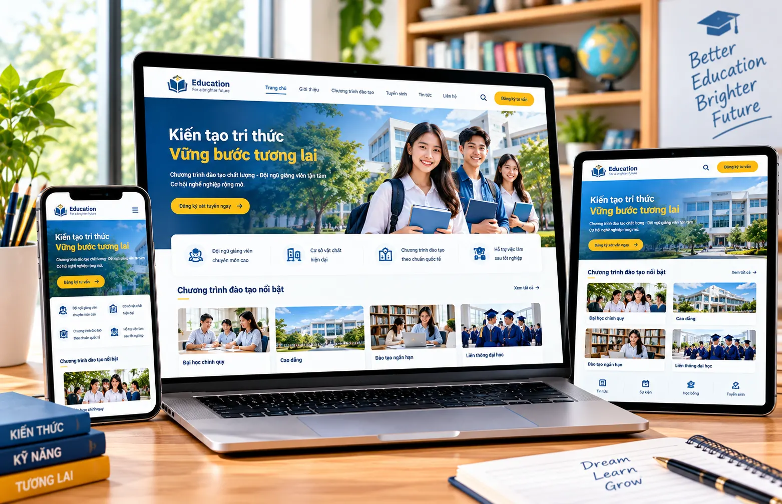 Thiết kế website giáo dục