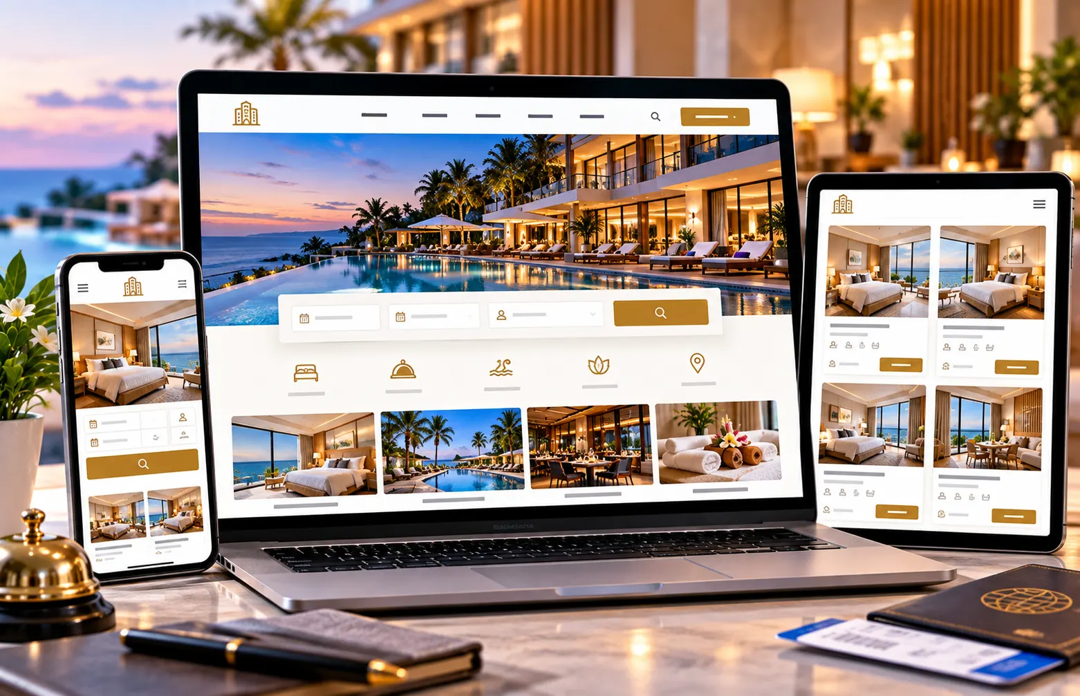 Thiết kế website khách sạn