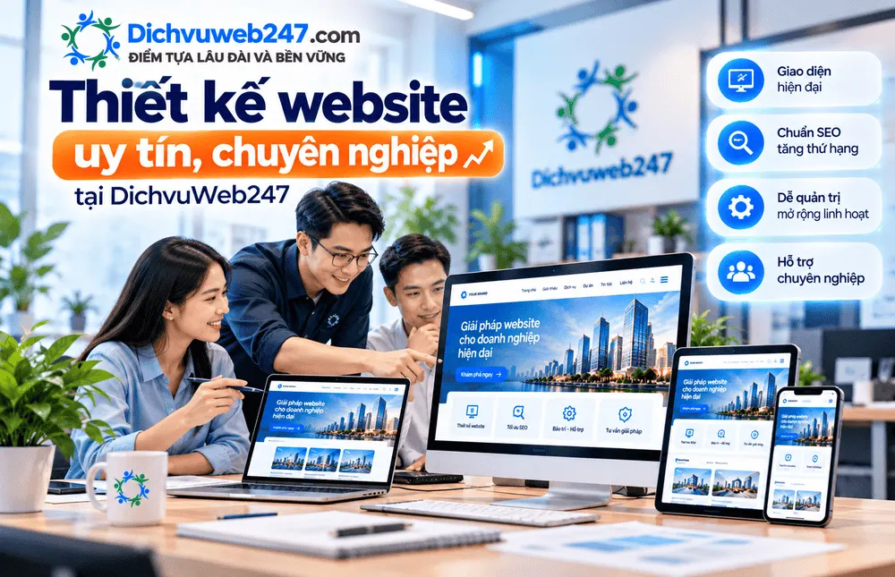 Thiết kế website uy tín, chuyên nghiệp
