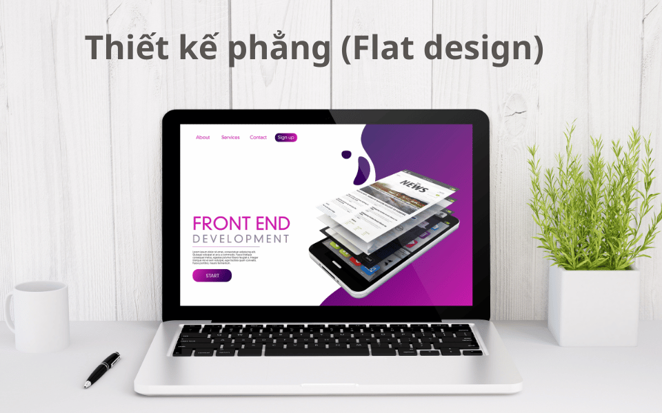 Thiết kế phẳng (Flat design)