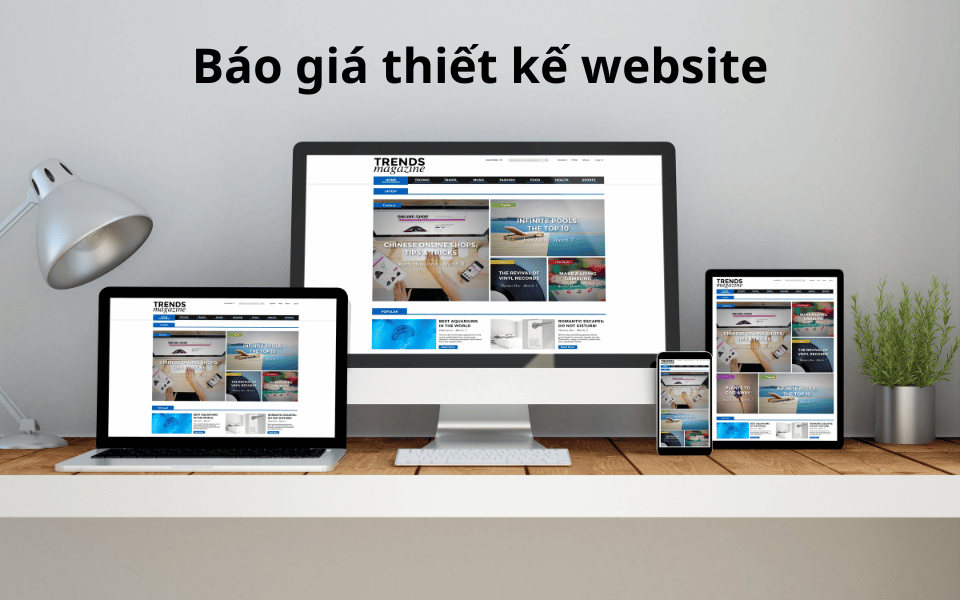 Báo giá thiết kế website