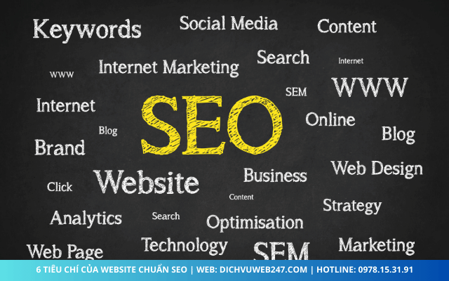 6 Tiêu Chí Của Web Chuẩn SEO bạn nên biết: Hướng Dẫn Toàn Diện Cho Doanh Nghiệp